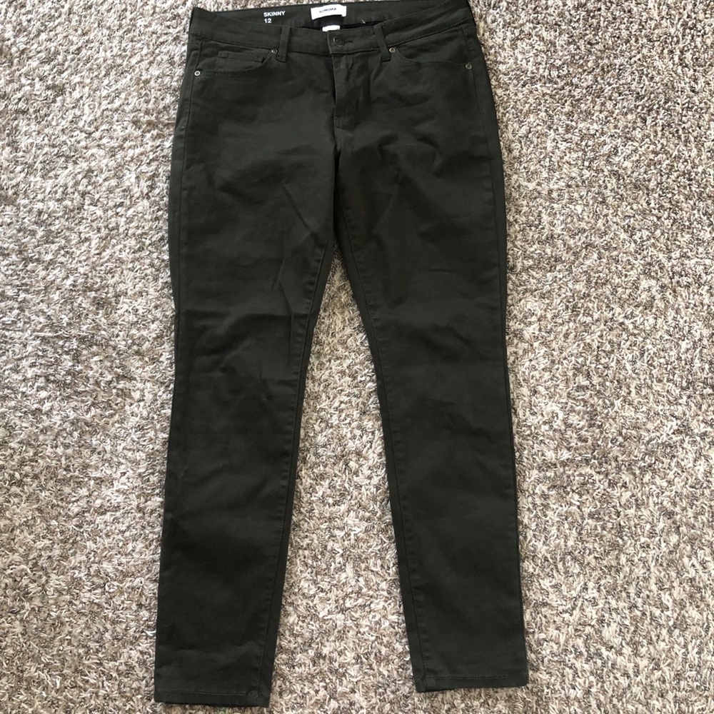 Size 12 hunter green pants, Sonoma brand